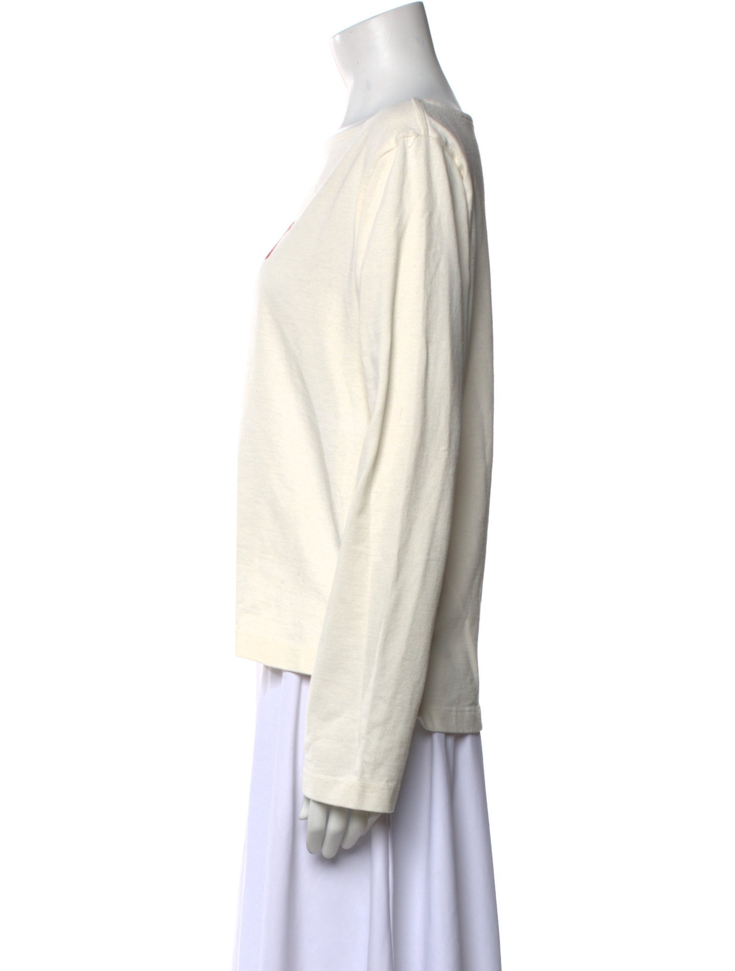 Reformation Graphic Print Bateau Neckline Sweatshirt