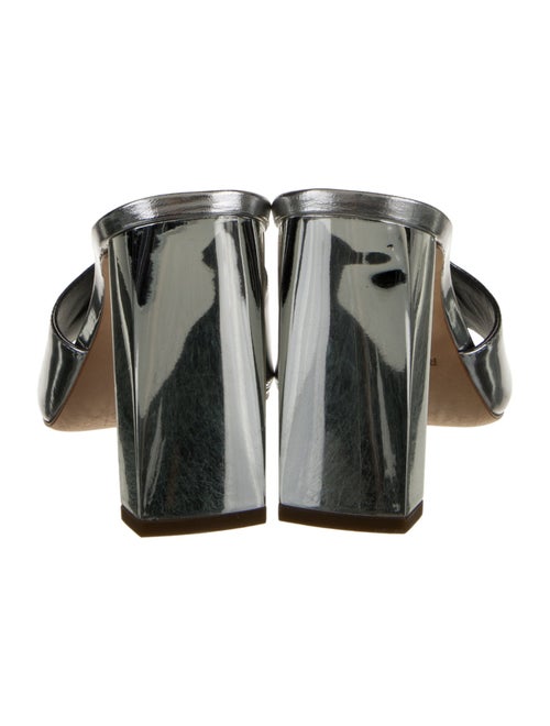 Reformation Patent Leather Cutout Accent Slides