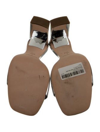 Reformation Patent Leather Cutout Accent Slides