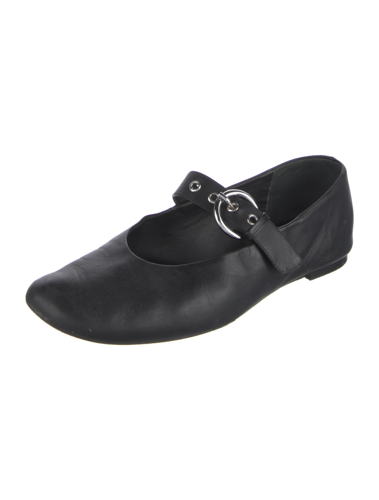 Reformation Leather Mary Jane Flats