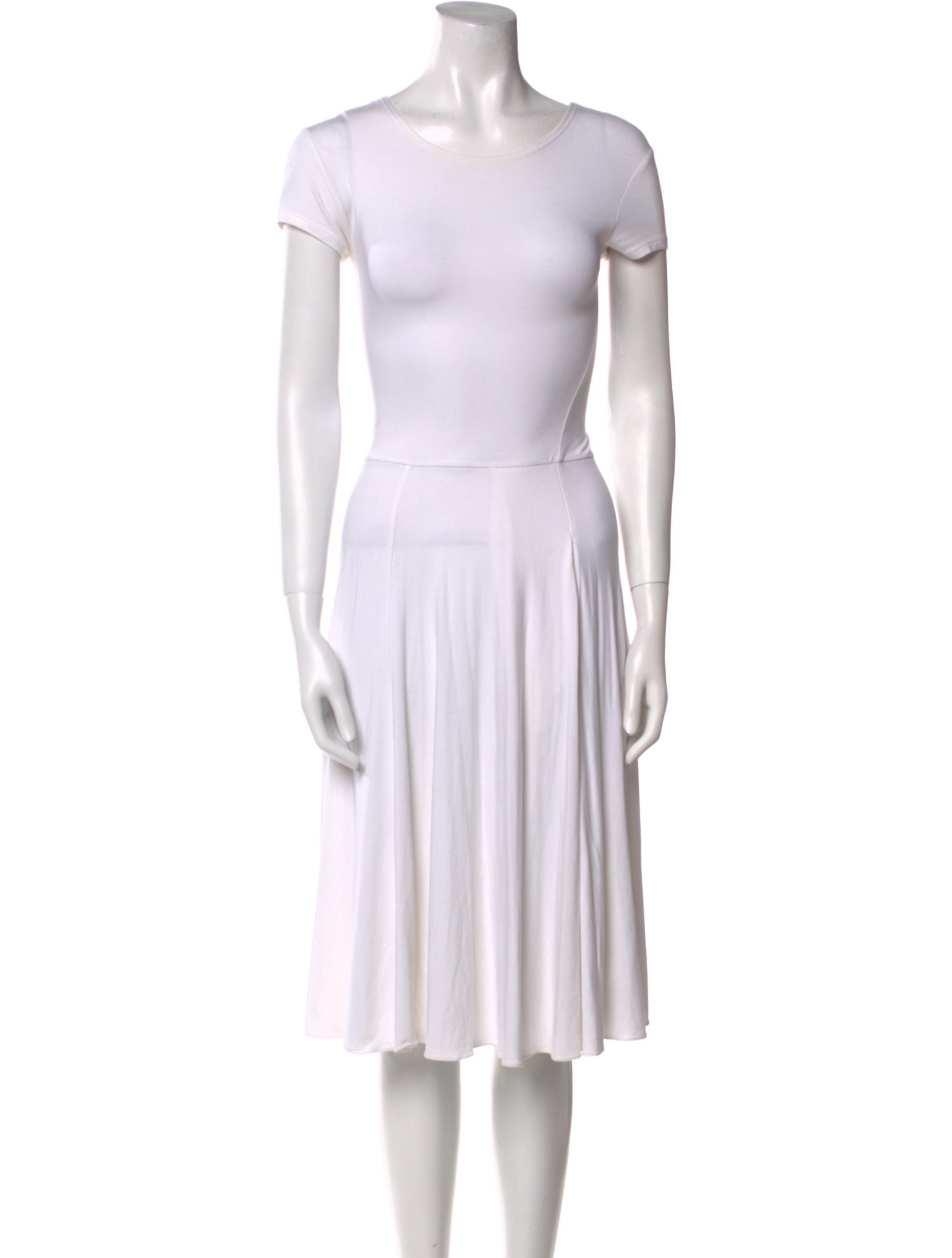 Reformation Scoop Neck Knee-Length Dress