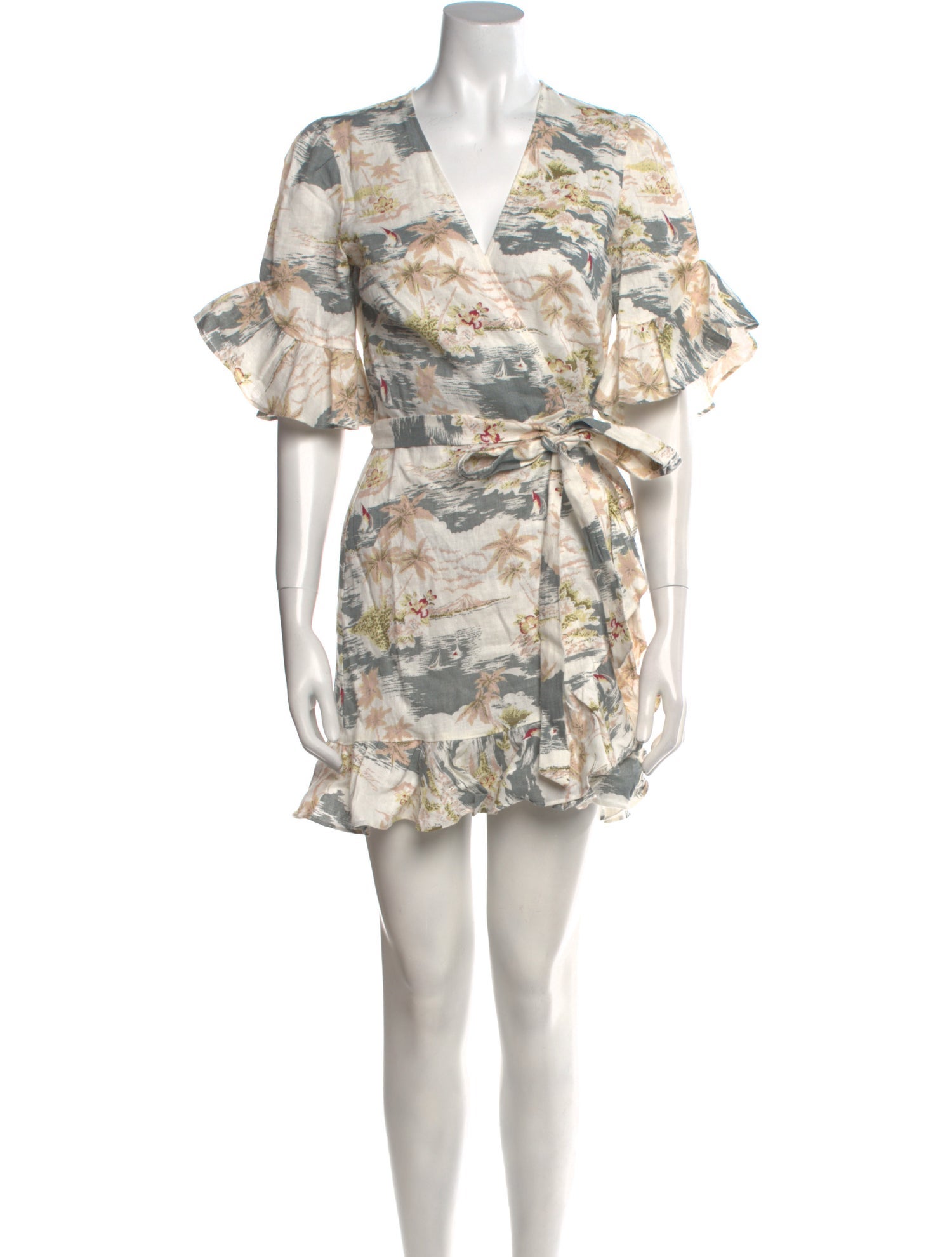 Reformation Printed Mini Dress