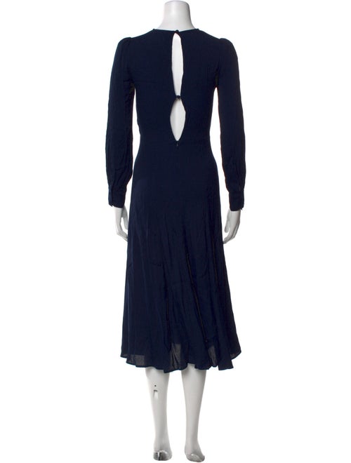 Reformation Crew Neck Midi Length Dress