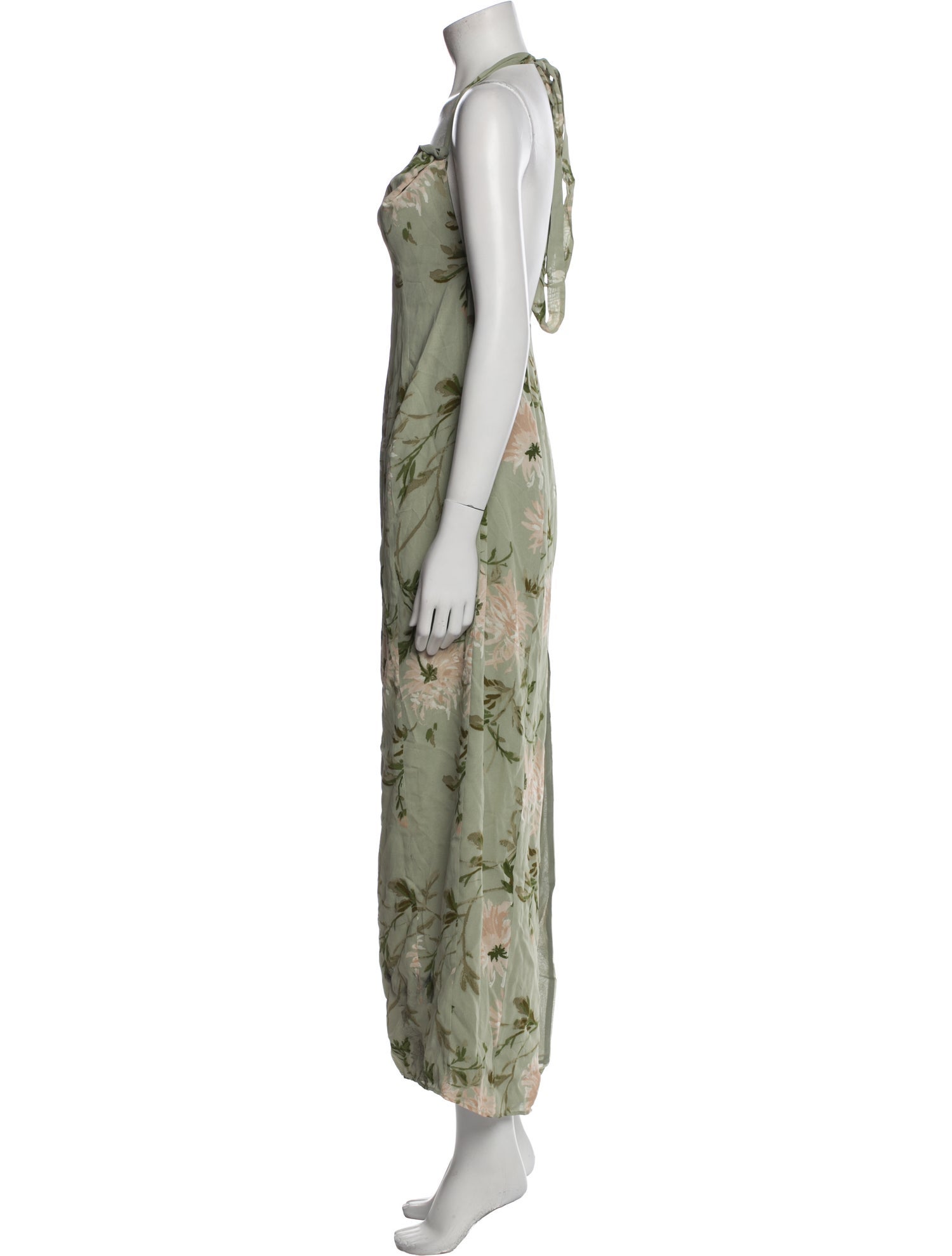 Reformation Floral Print Long Dress