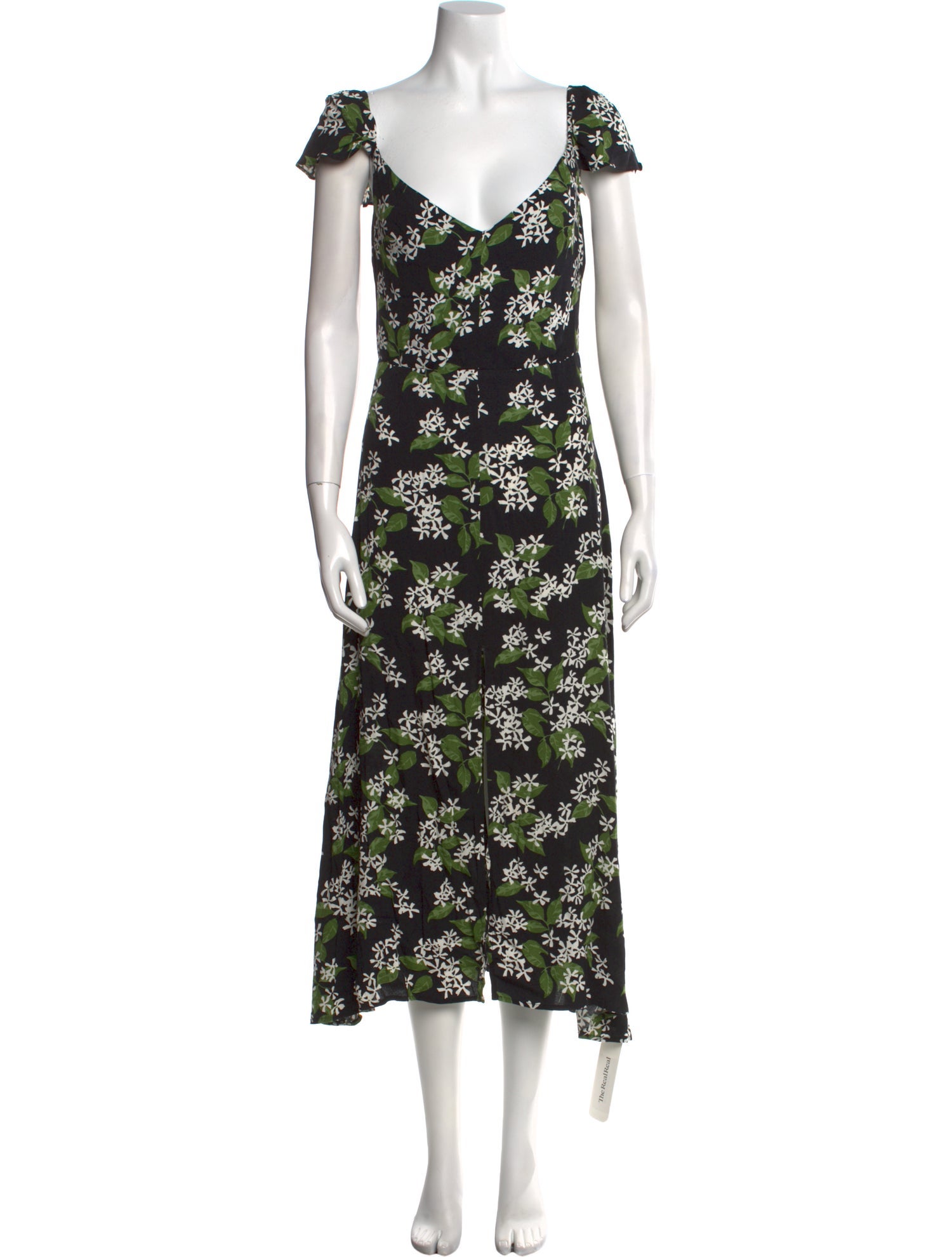 Reformation Floral Print Long Dress