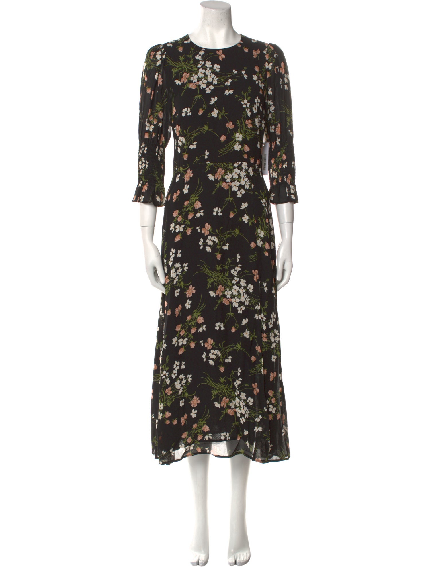 Reformation Floral Print Long Dress w/ Tags