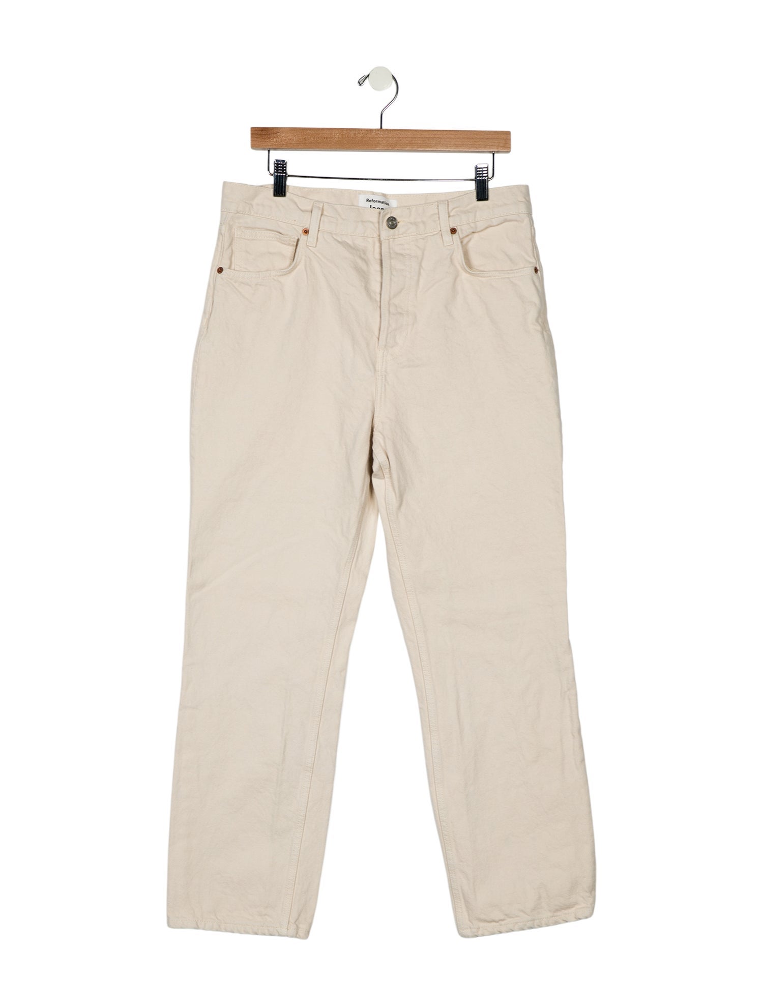 Reformation High-Rise Straight Leg Jeans