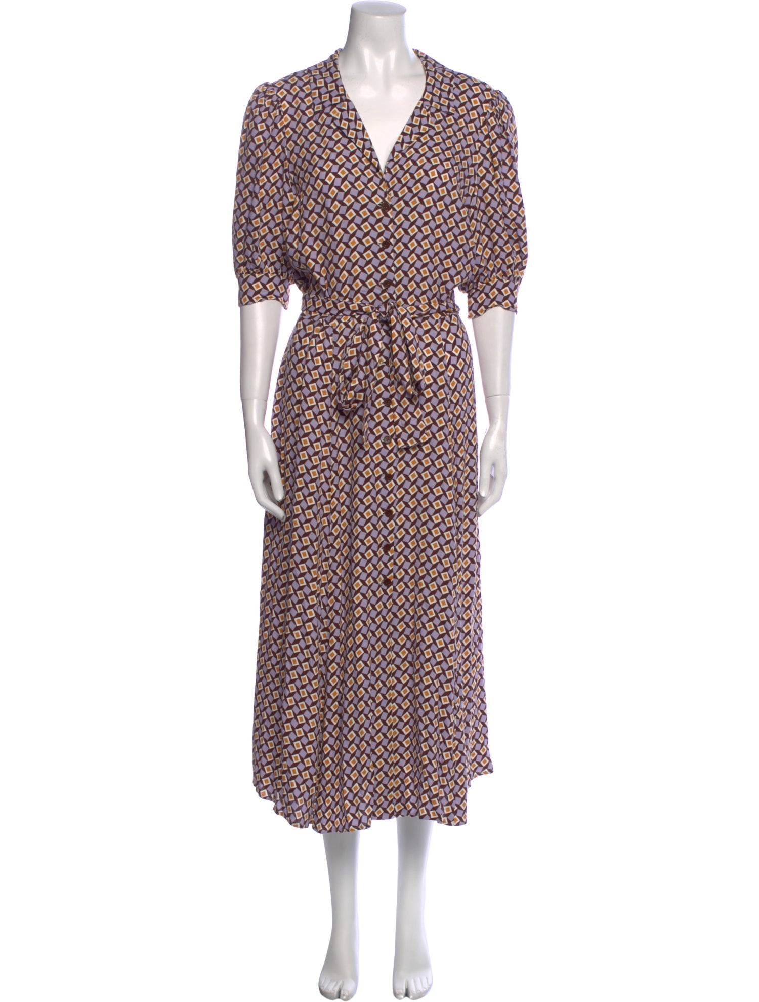 Reformation Printed Long Dress