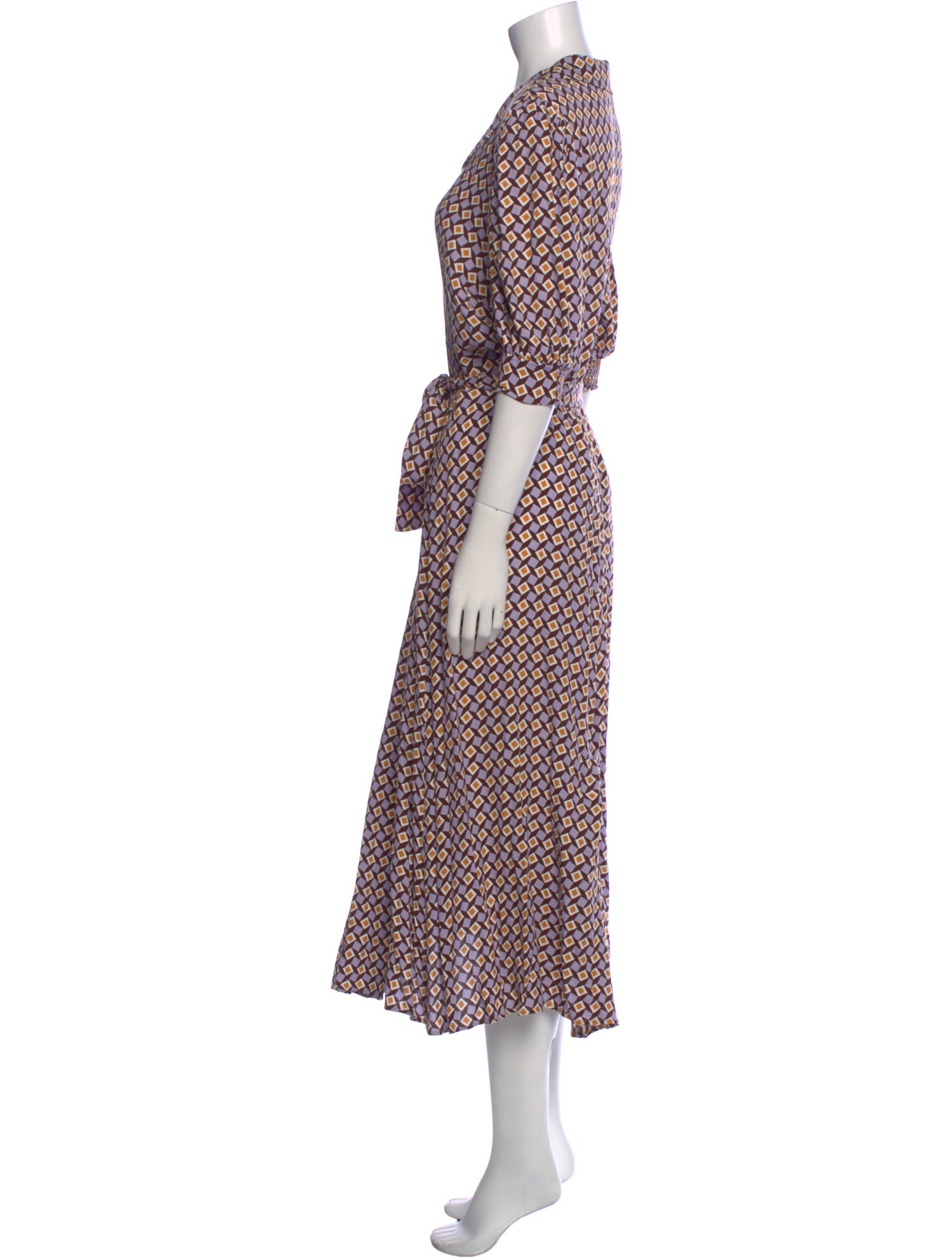 Reformation Printed Long Dress