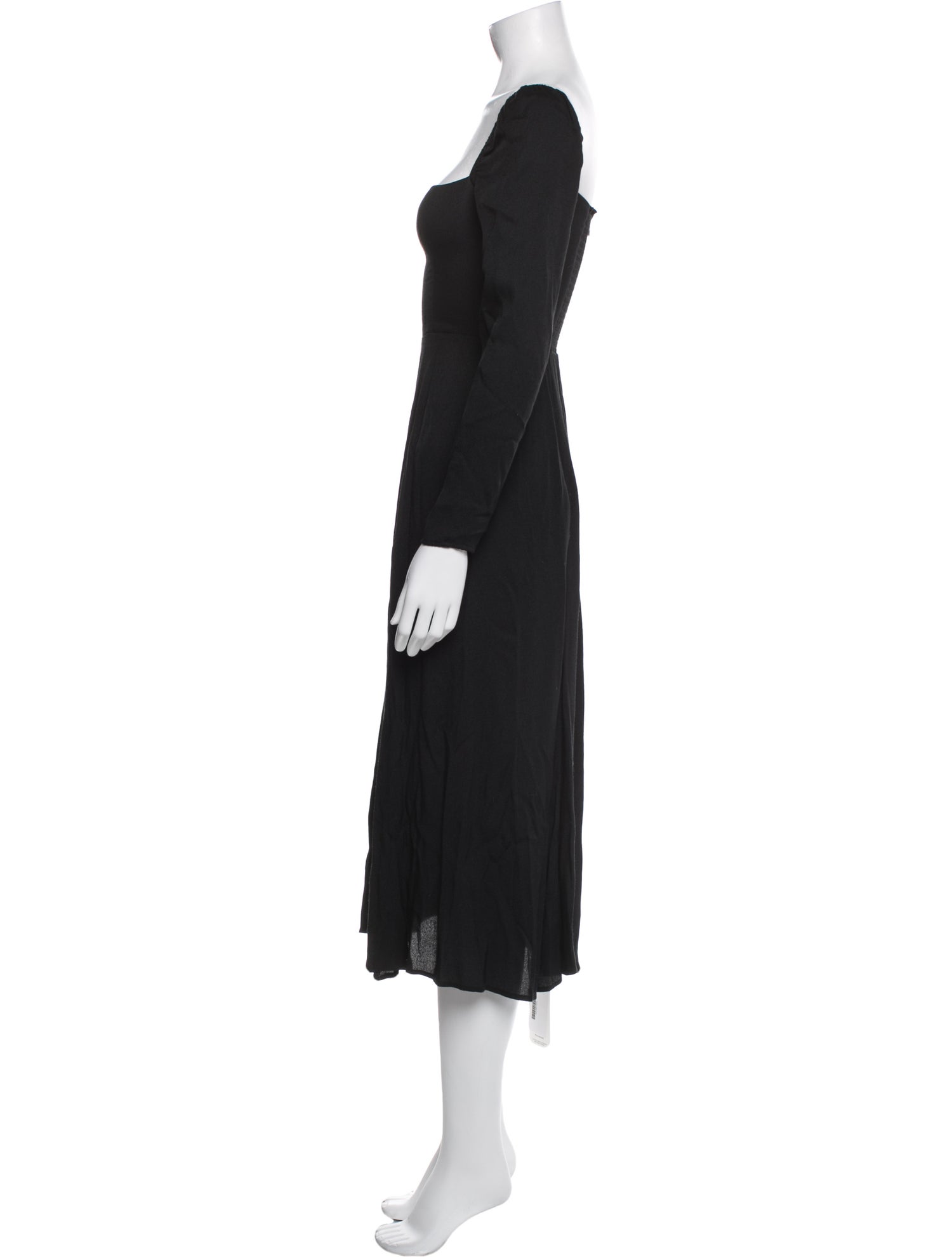 Reformation Square Neckline Long Dress