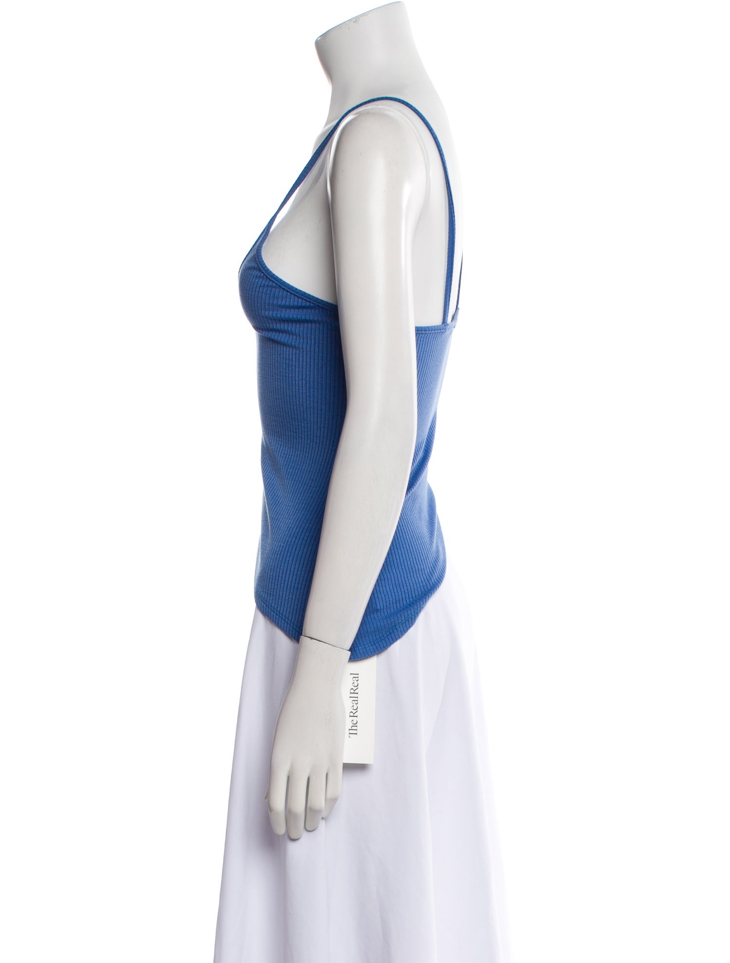 Reformation Striped Scoop Neck Top