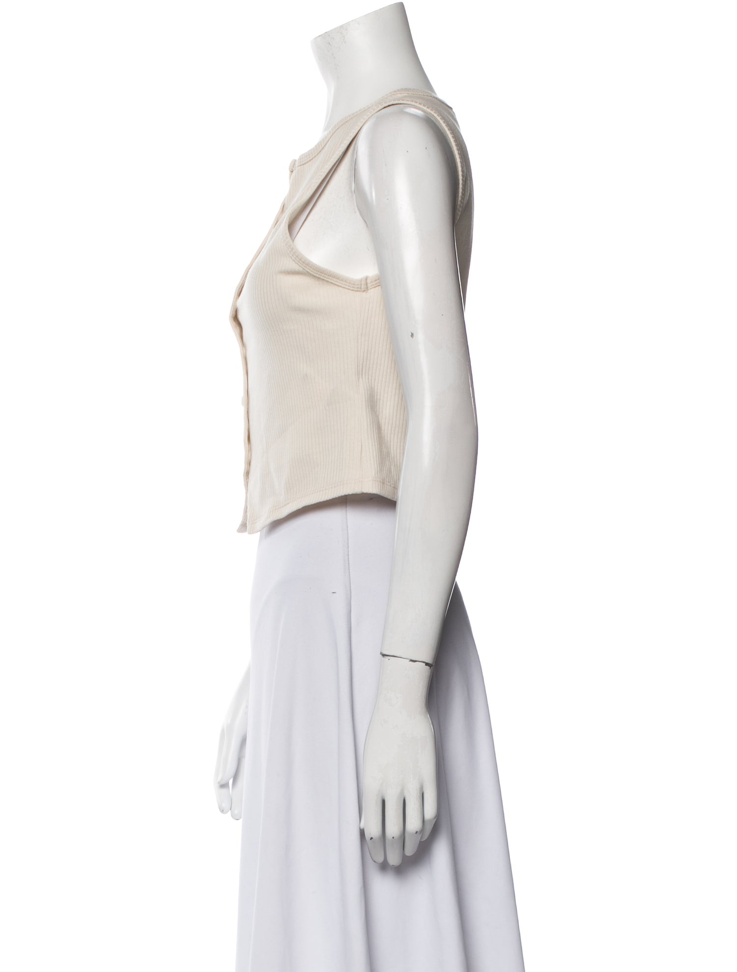 Reformation Scoop Neck Sleeveless Crop Top w/ Tags