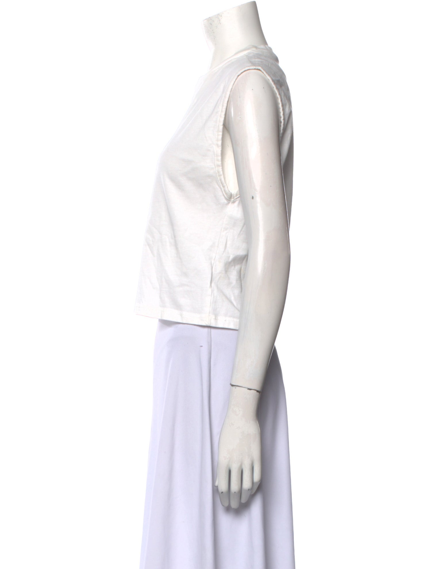 Reformation Cowl Neck Sleeveless Crop Top