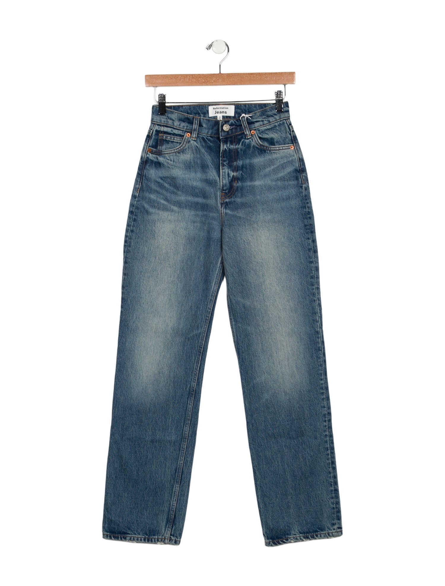 Reformation High-Rise Straight Leg Jeans w/ Tags