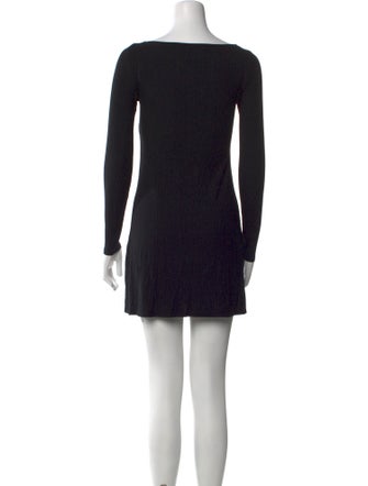 Reformation Bateau Neckline Mini Dress