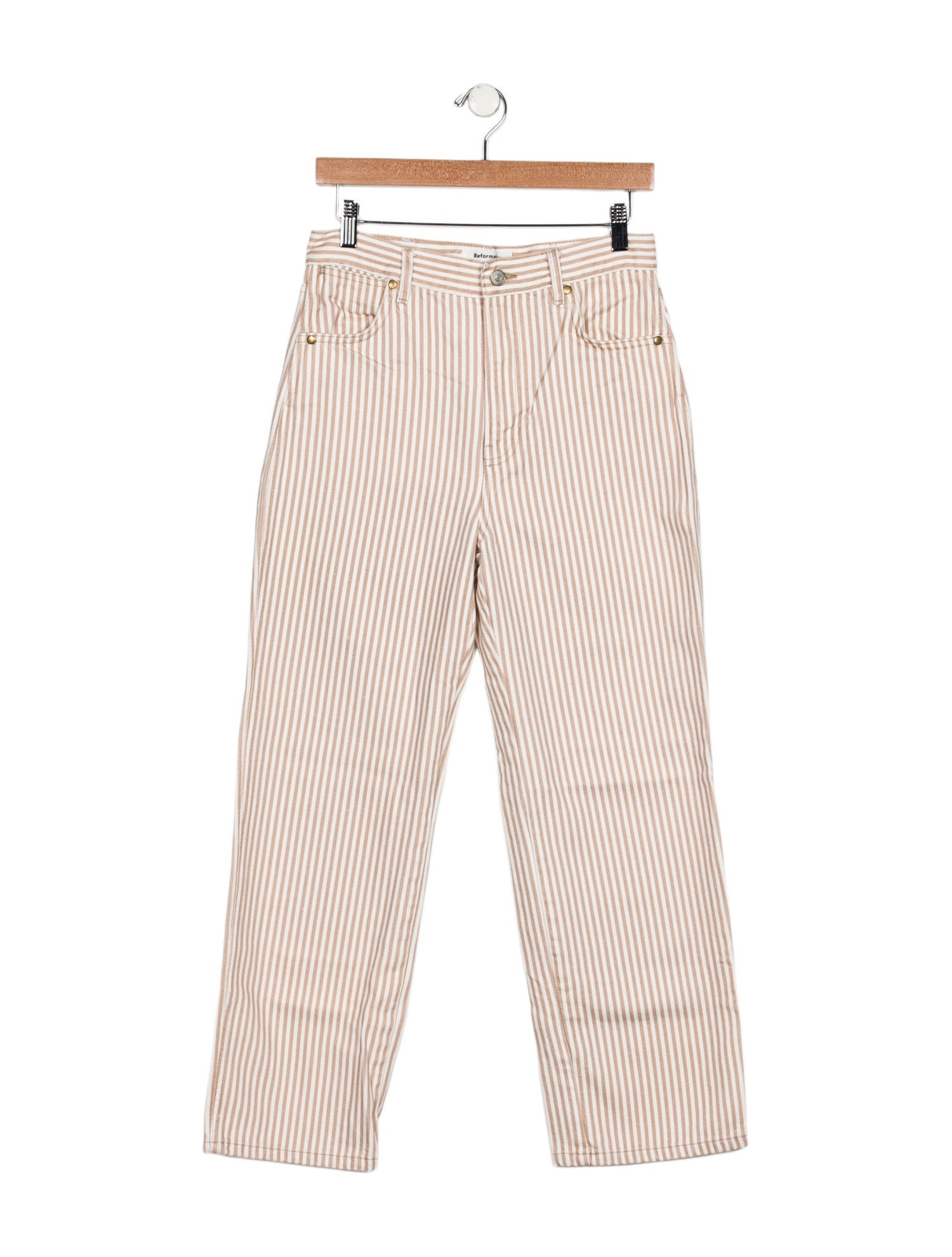 Reformation High-Rise Straight Leg Jeans