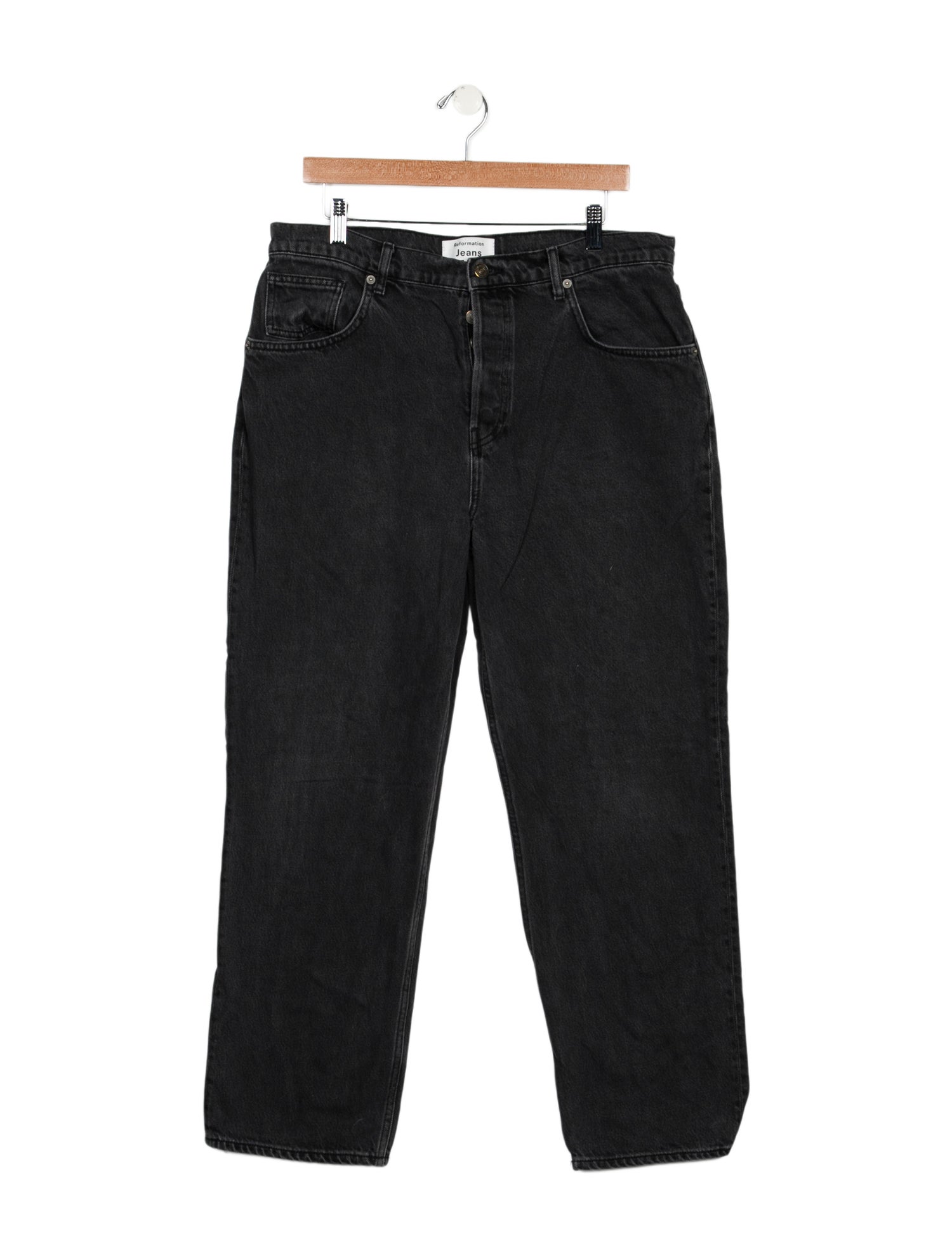 Reformation Mid-Rise Straight Leg Jeans