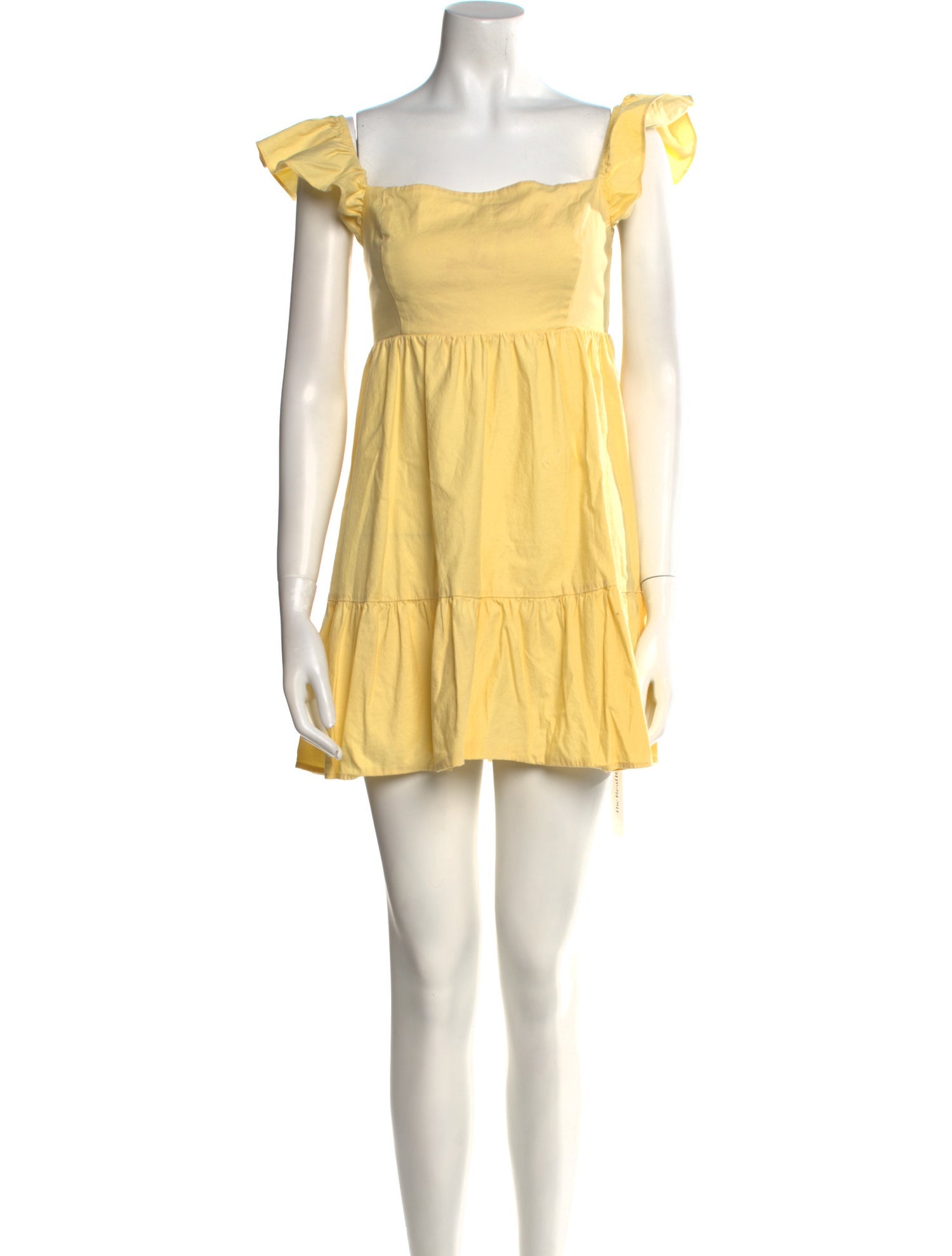 Reformation Square Neckline Mini Dress