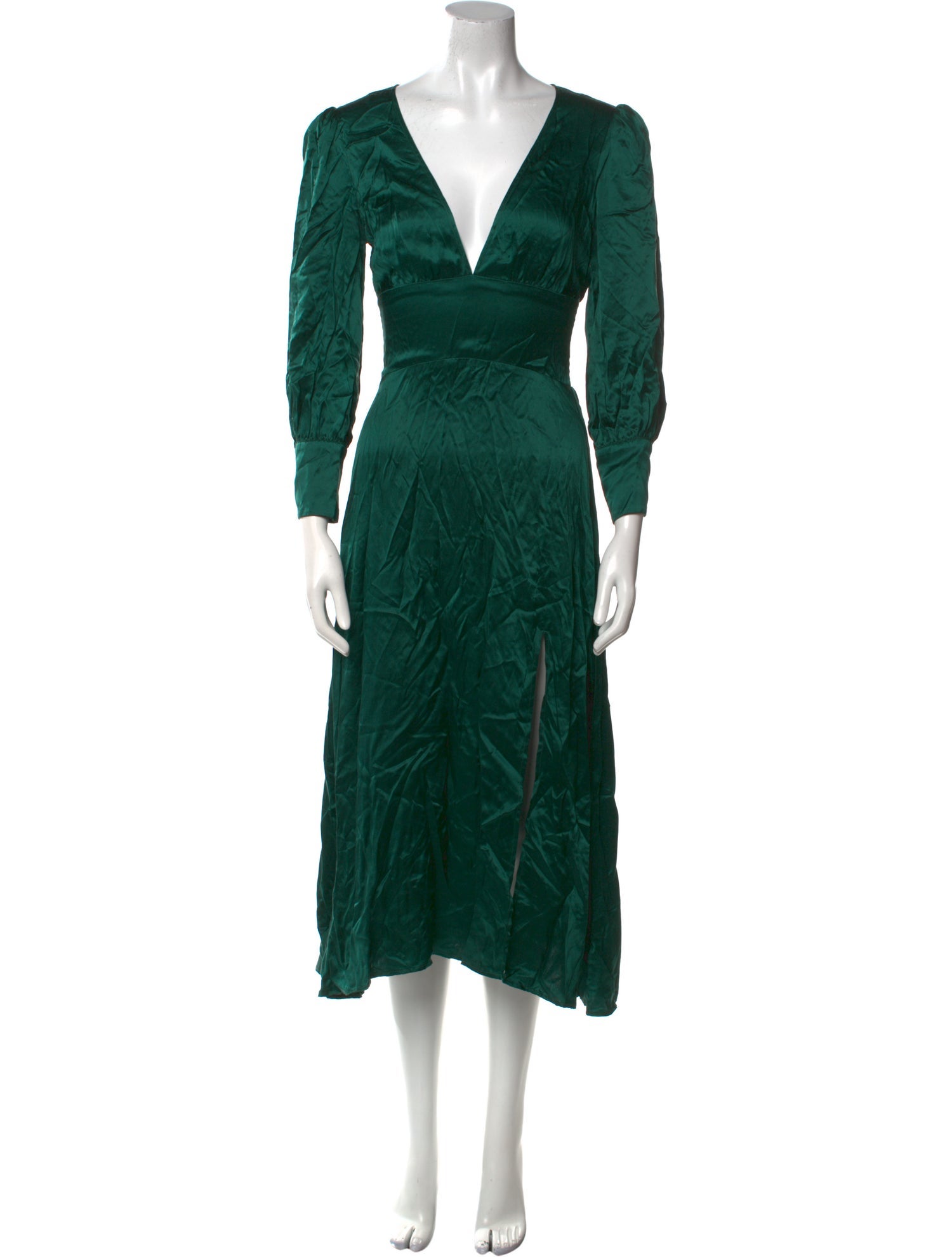 Reformation Silk Long Dress