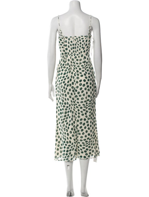 Reformation Animal Print Long Dress