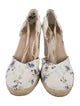 Reformation Canvas Floral Print D'Orsay Pumps