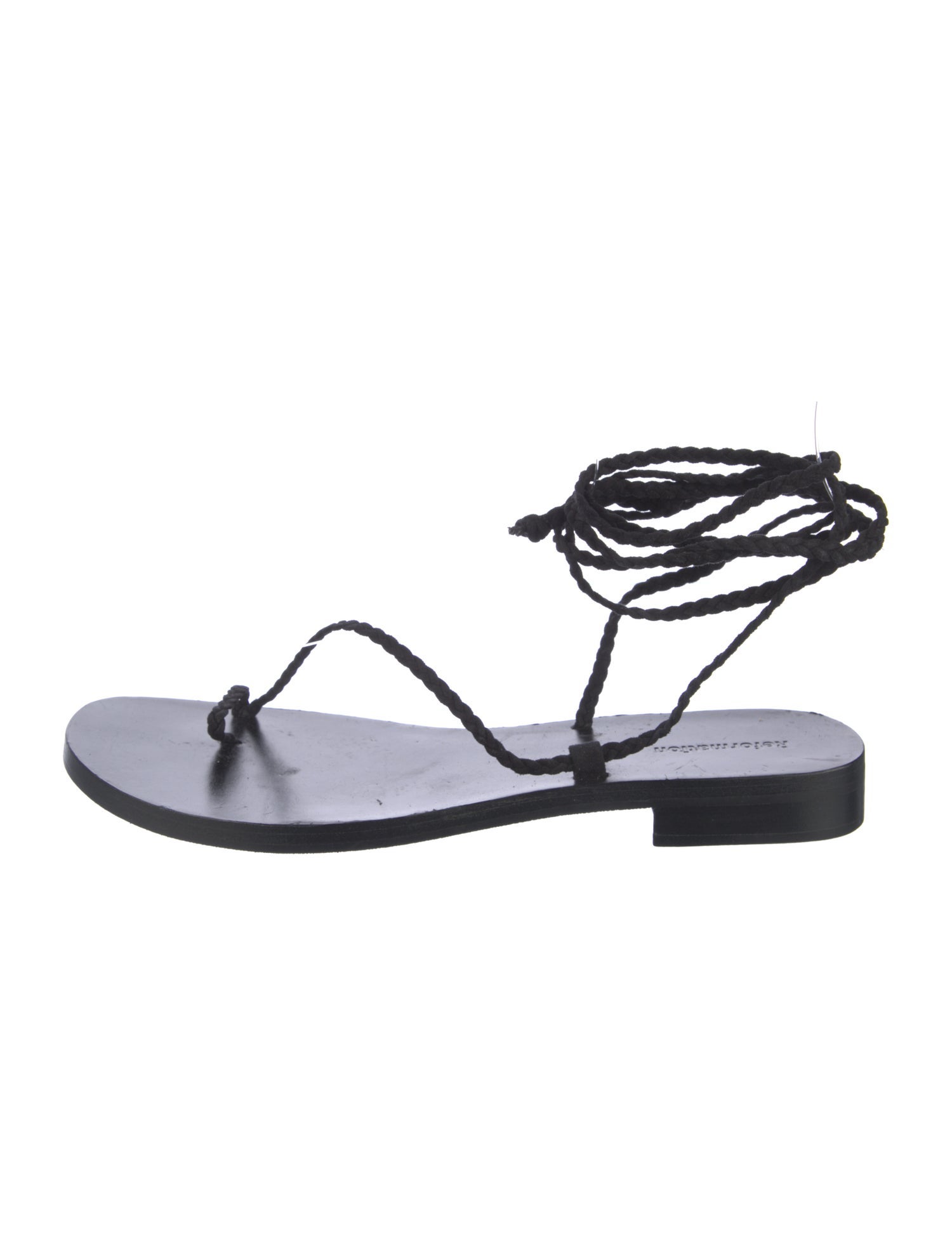 Reformation Suede Braided Accents Gladiator Sandals