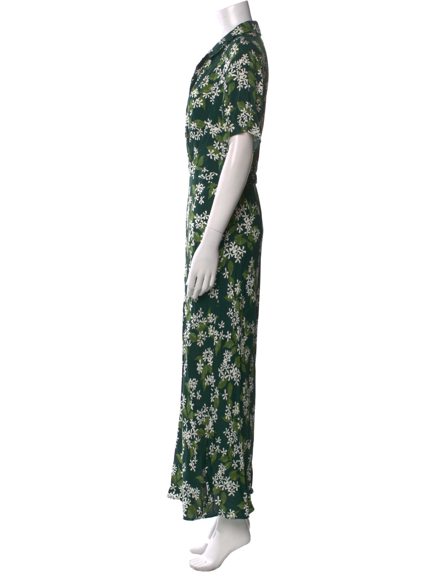 Reformation Floral Print Long Dress