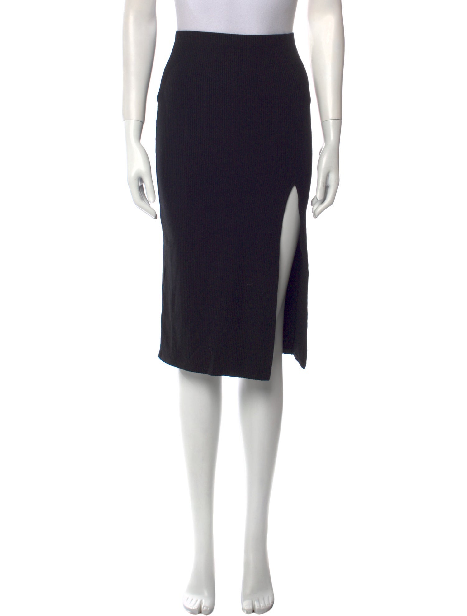 Reformation Pleated Accents Knee-Length Skirt