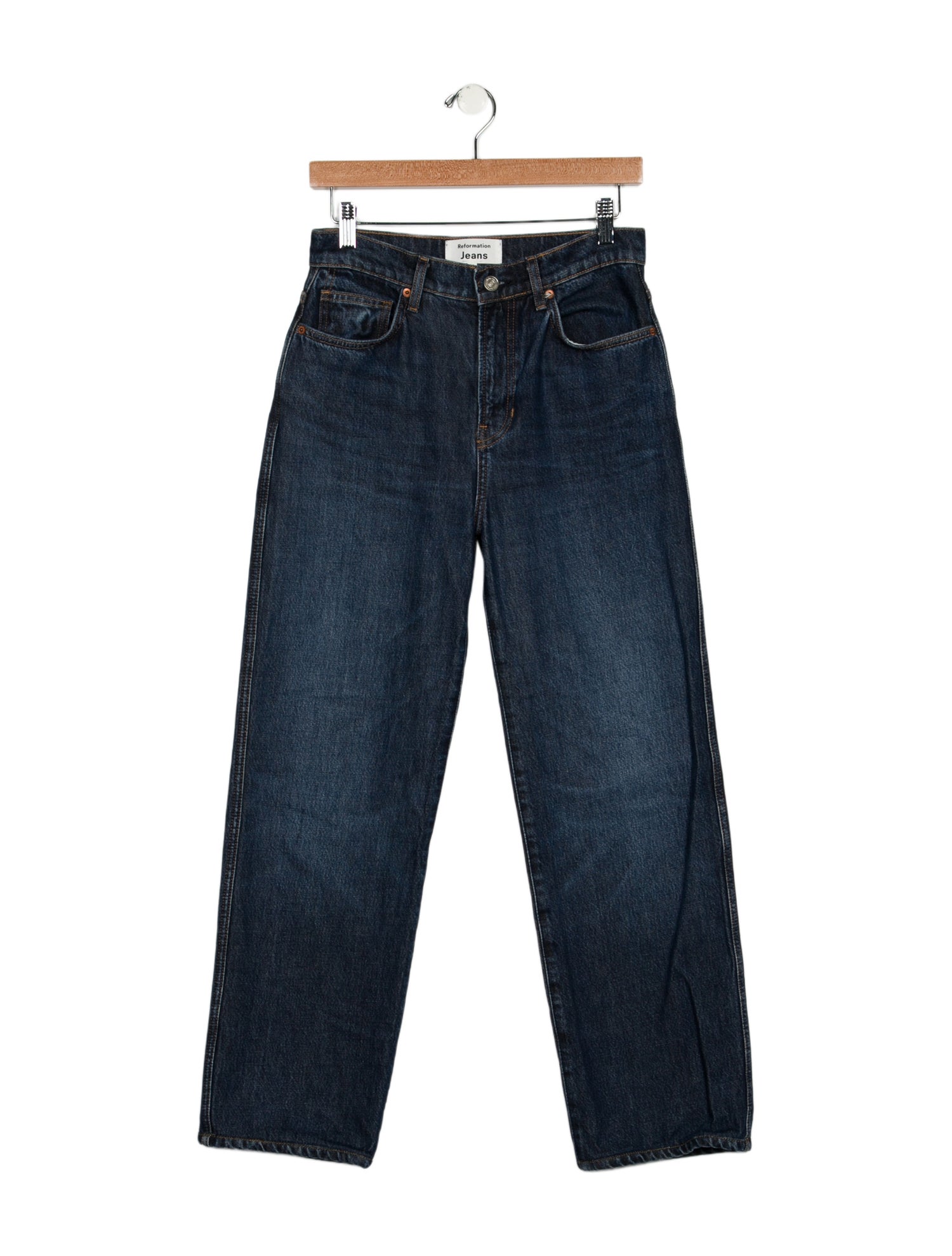 Reformation High-Rise Straight Leg Jeans