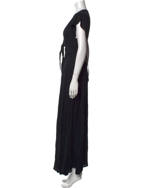 Reformation V-Neck Long Dress