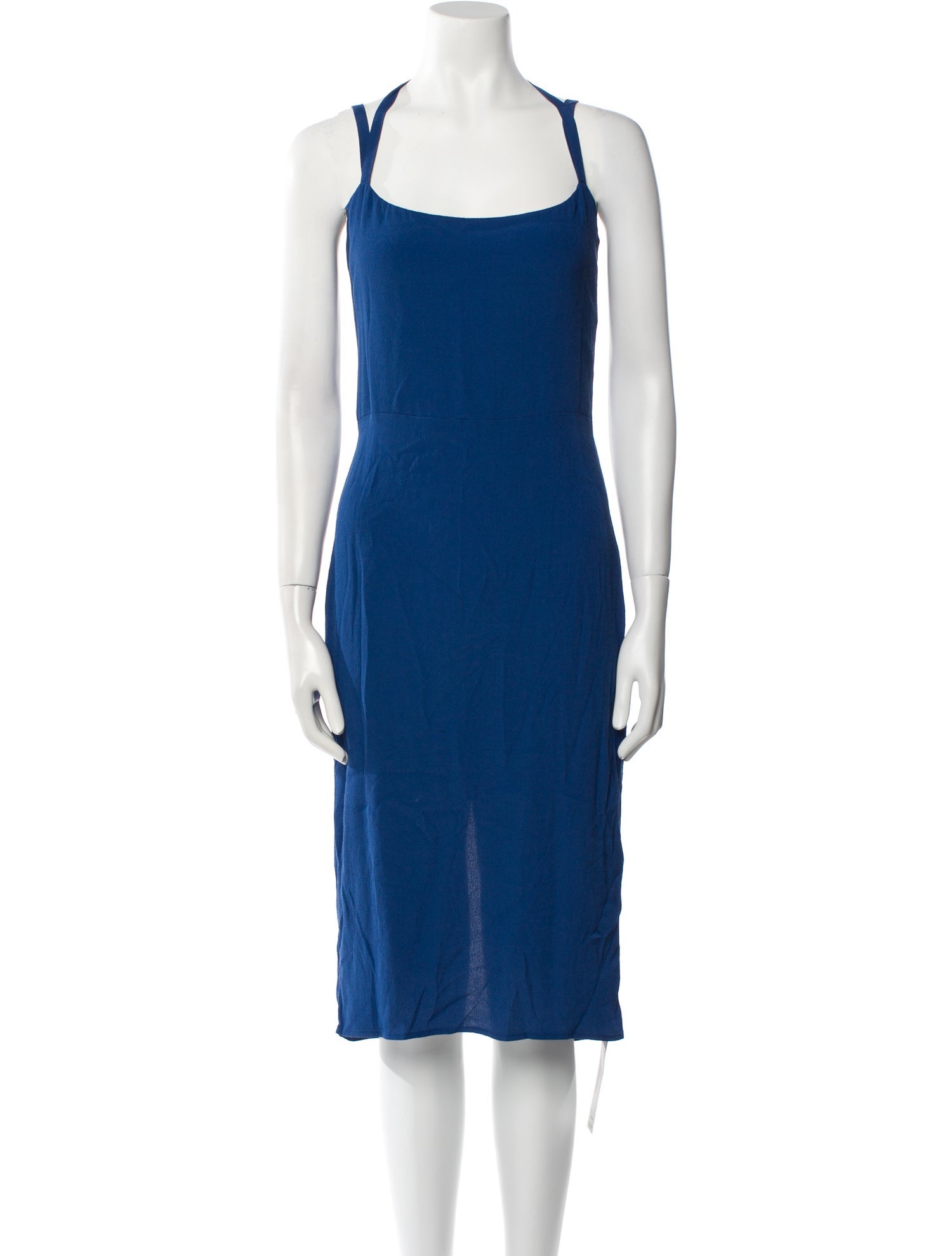 Reformation Square Neckline Midi Length Dress