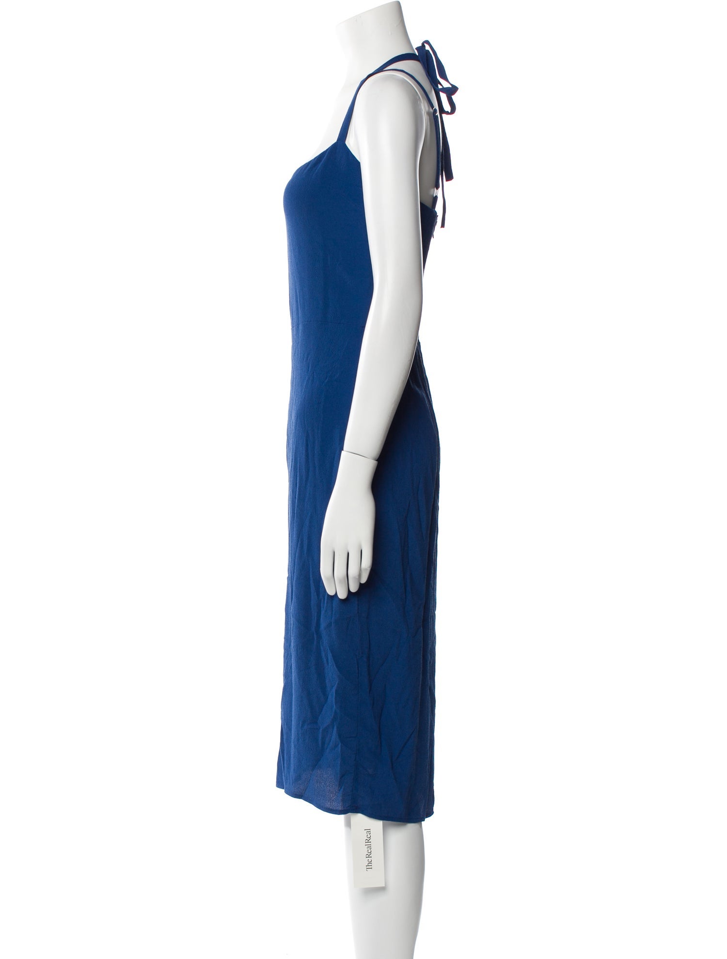 Reformation Square Neckline Midi Length Dress