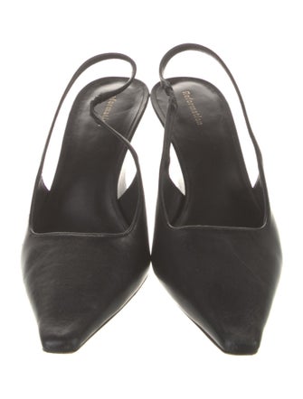 Reformation Patent Leather Slingback Pumps