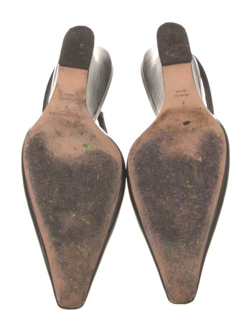 Reformation Patent Leather Slingback Pumps