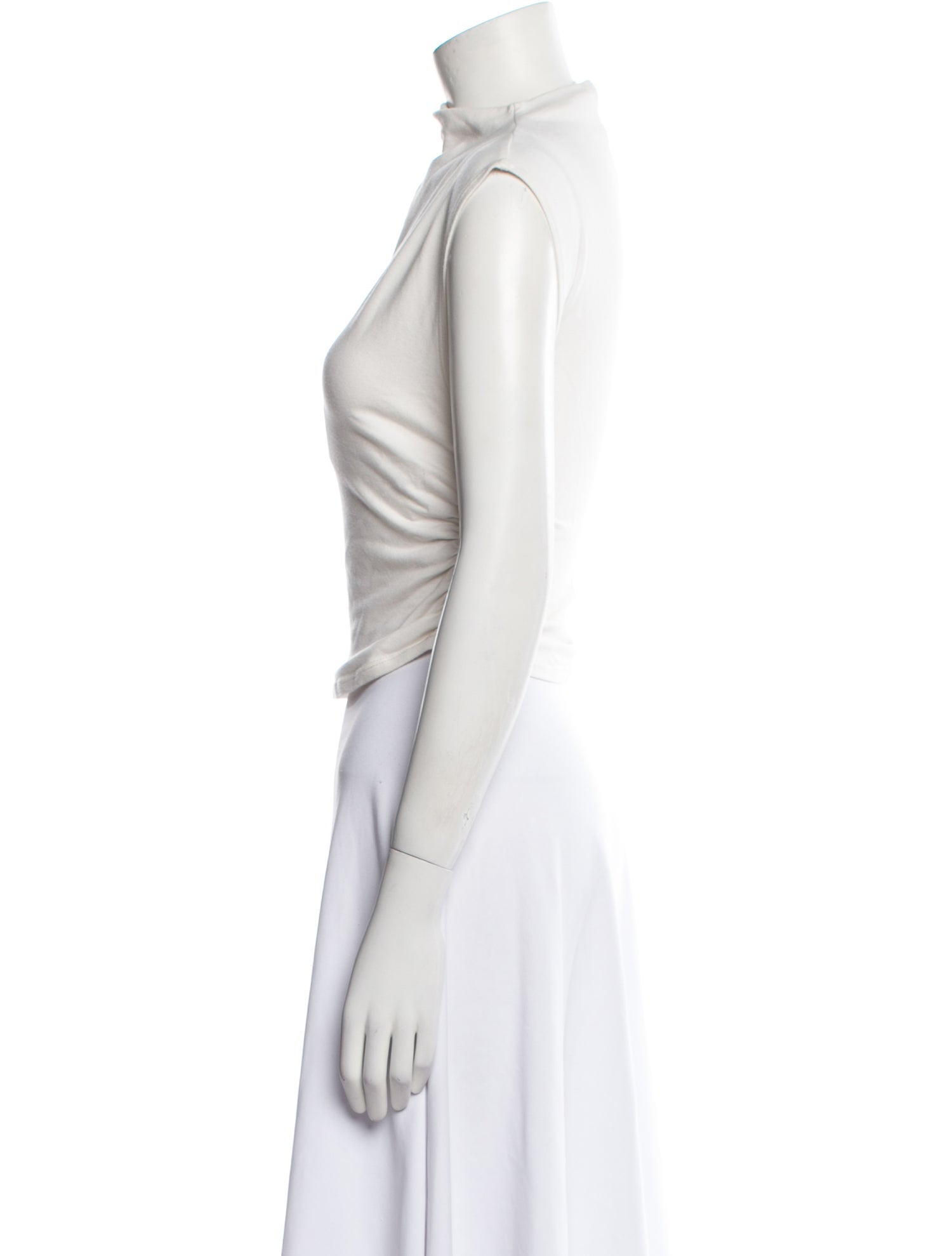 Reformation Cowl Neck Sleeveless Crop Top