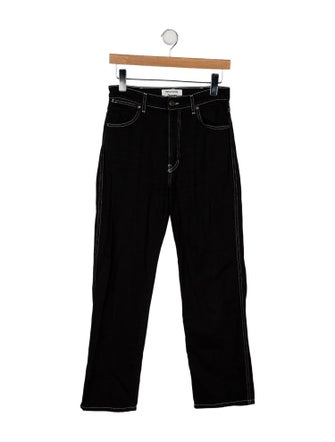 Reformation Mid-Rise Straight Leg Jeans