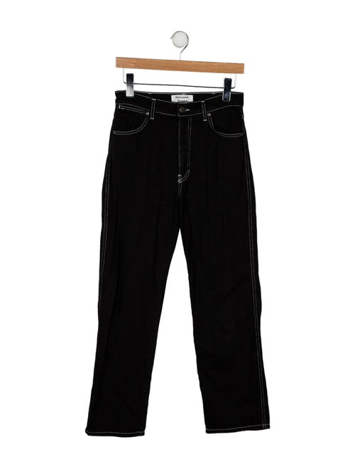 Reformation Mid-Rise Straight Leg Jeans