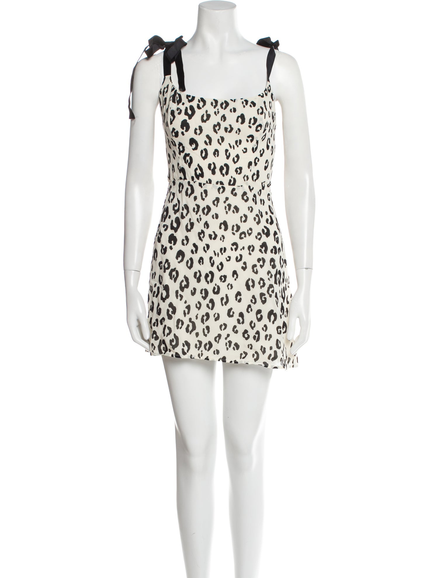 Reformation Animal Print Mini Dress