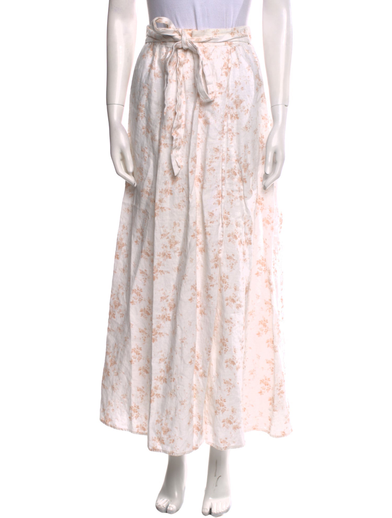 Reformation Linen Long Skirt