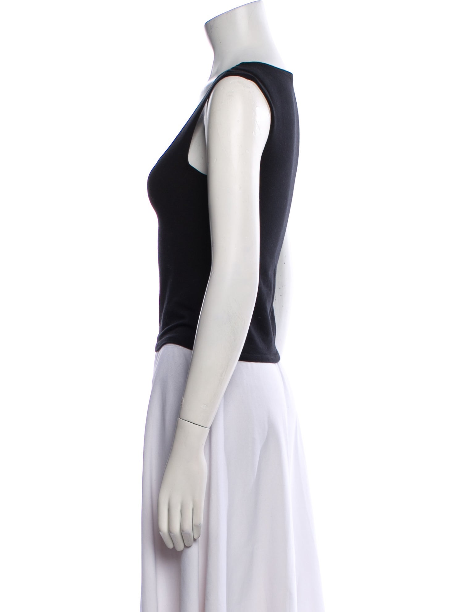 Reformation Square Neckline Sleeveless Crop Top
