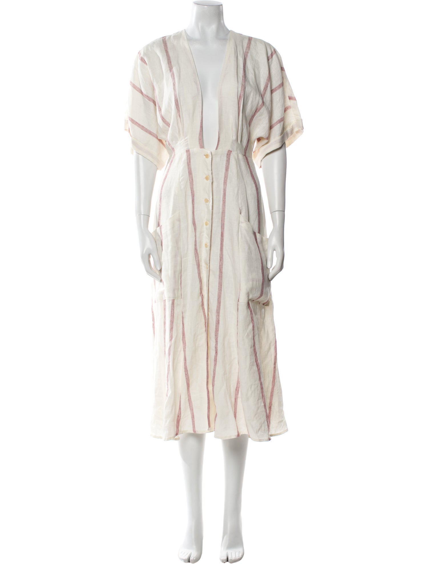 Reformation Linen Long Dress