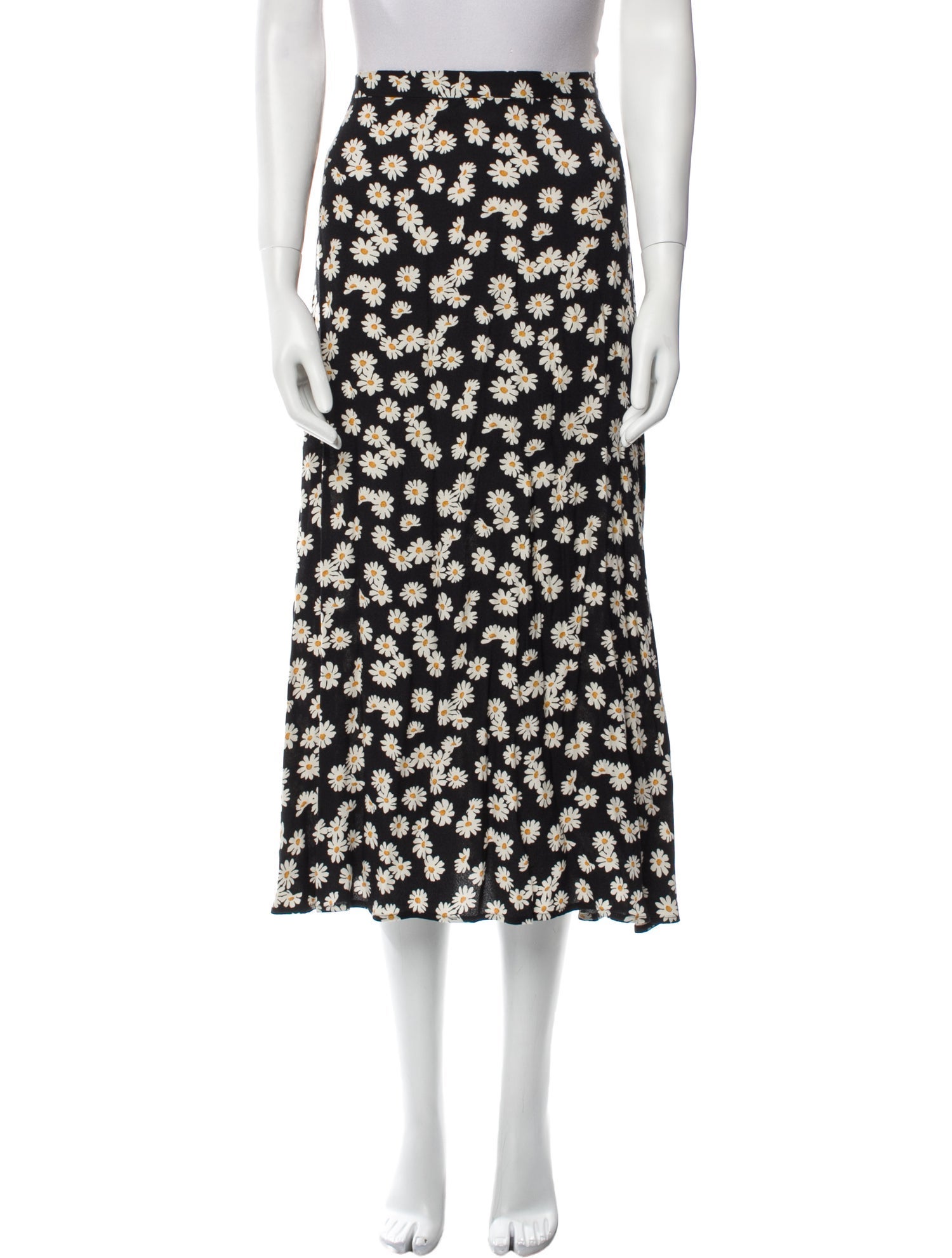 Reformation Floral Print Mini Skirt