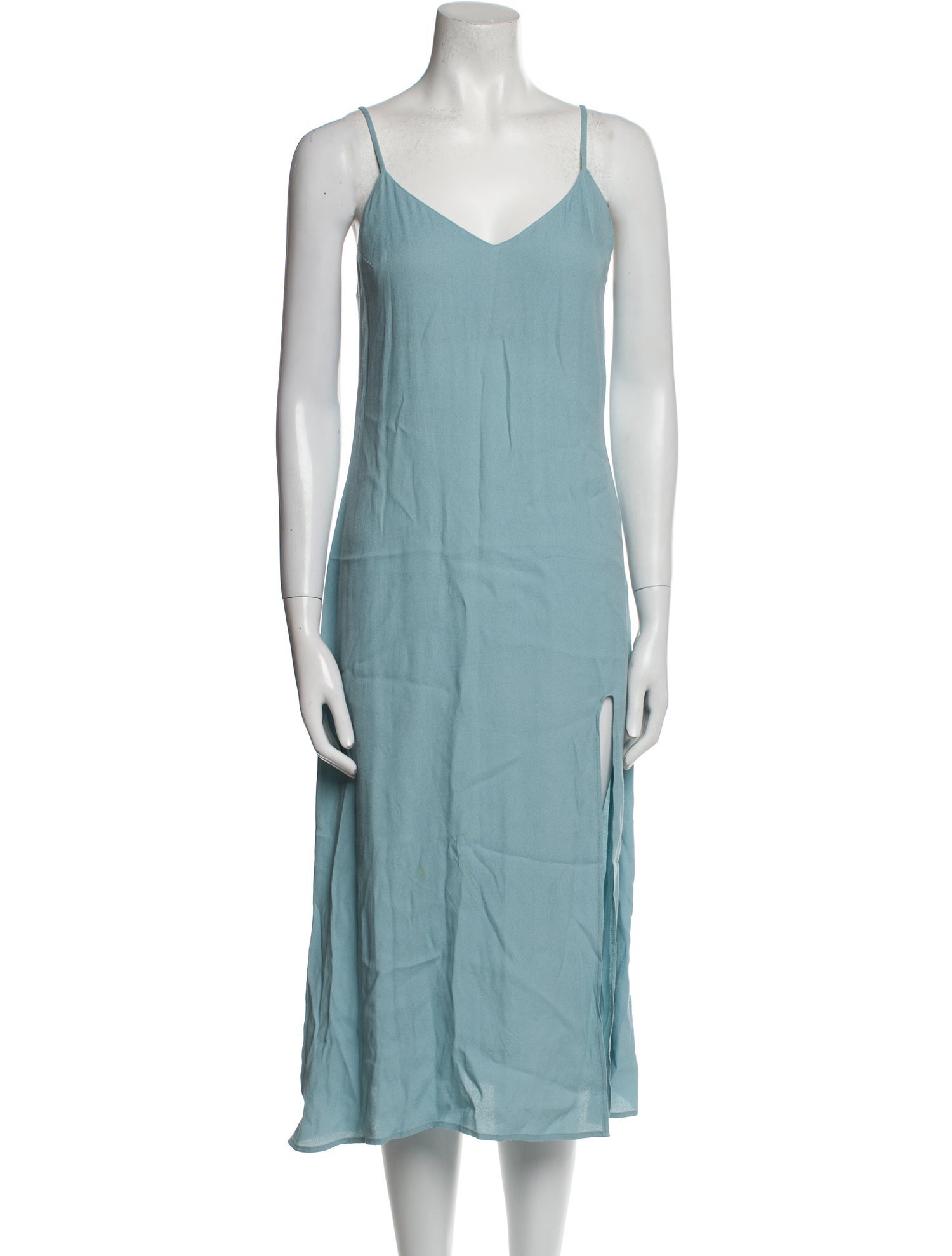 Reformation V-Neck Midi Length Dress