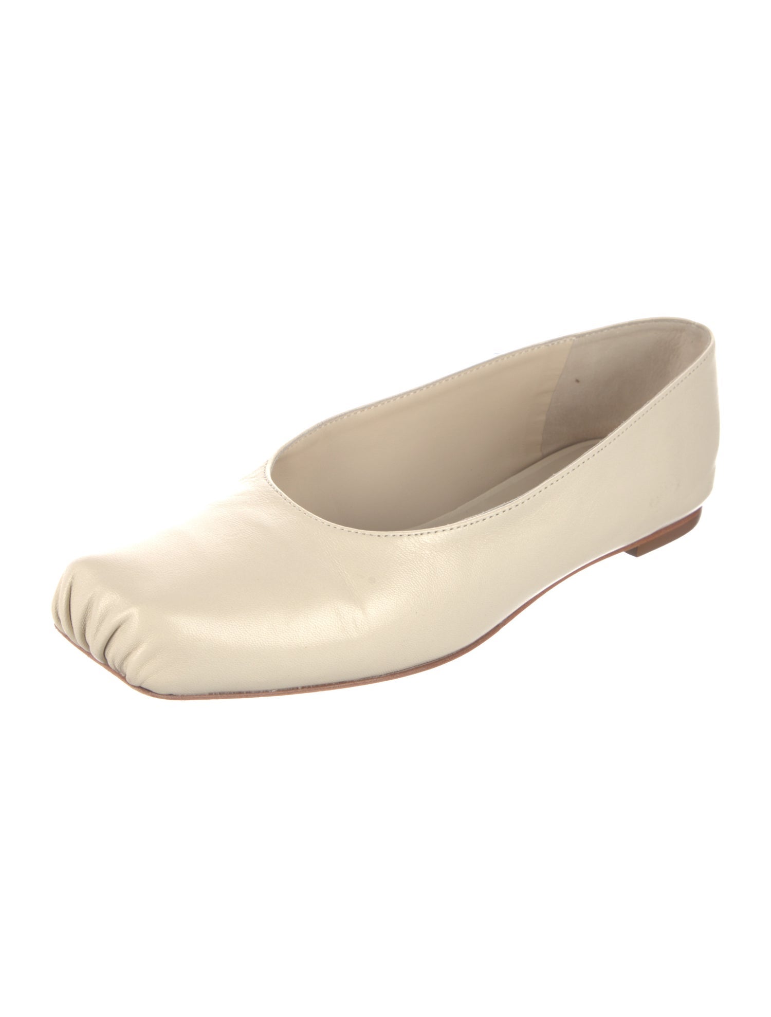 Reformation Leather Ballet Flats