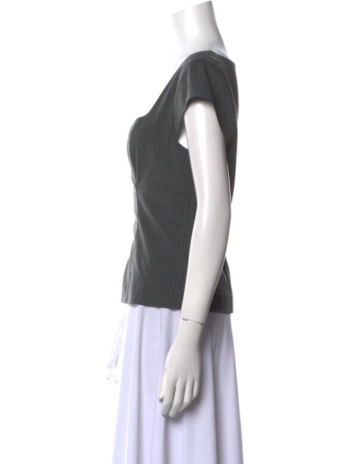 Reformation Square Neckline Short Sleeve Top