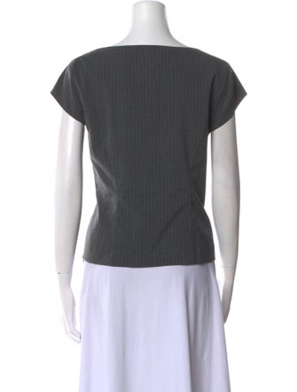 Reformation Square Neckline Short Sleeve Top