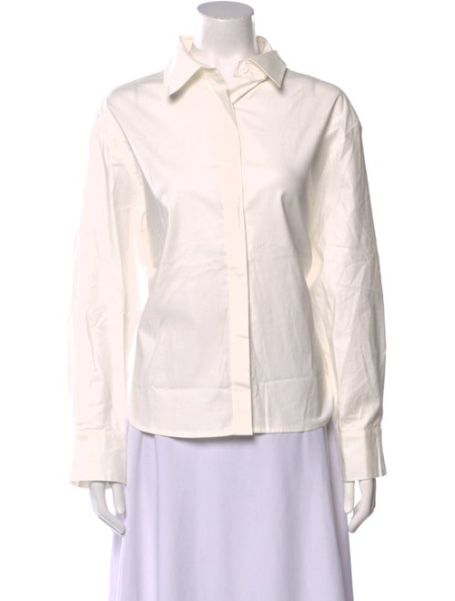 Reformation Long Sleeve Button-Up Top