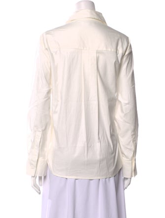 Reformation Long Sleeve Button-Up Top