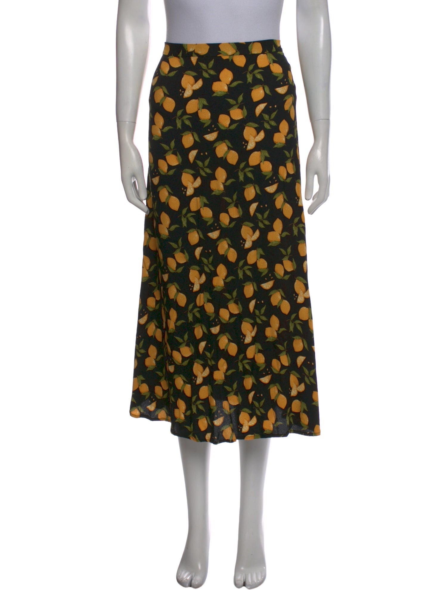 Reformation Printed Midi Length Skirt