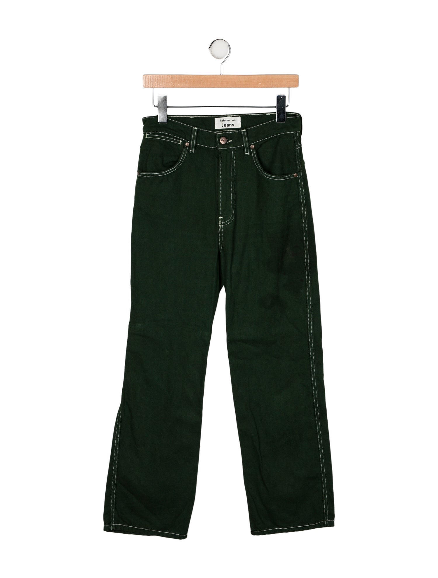 Reformation High-Rise Straight Leg Jeans